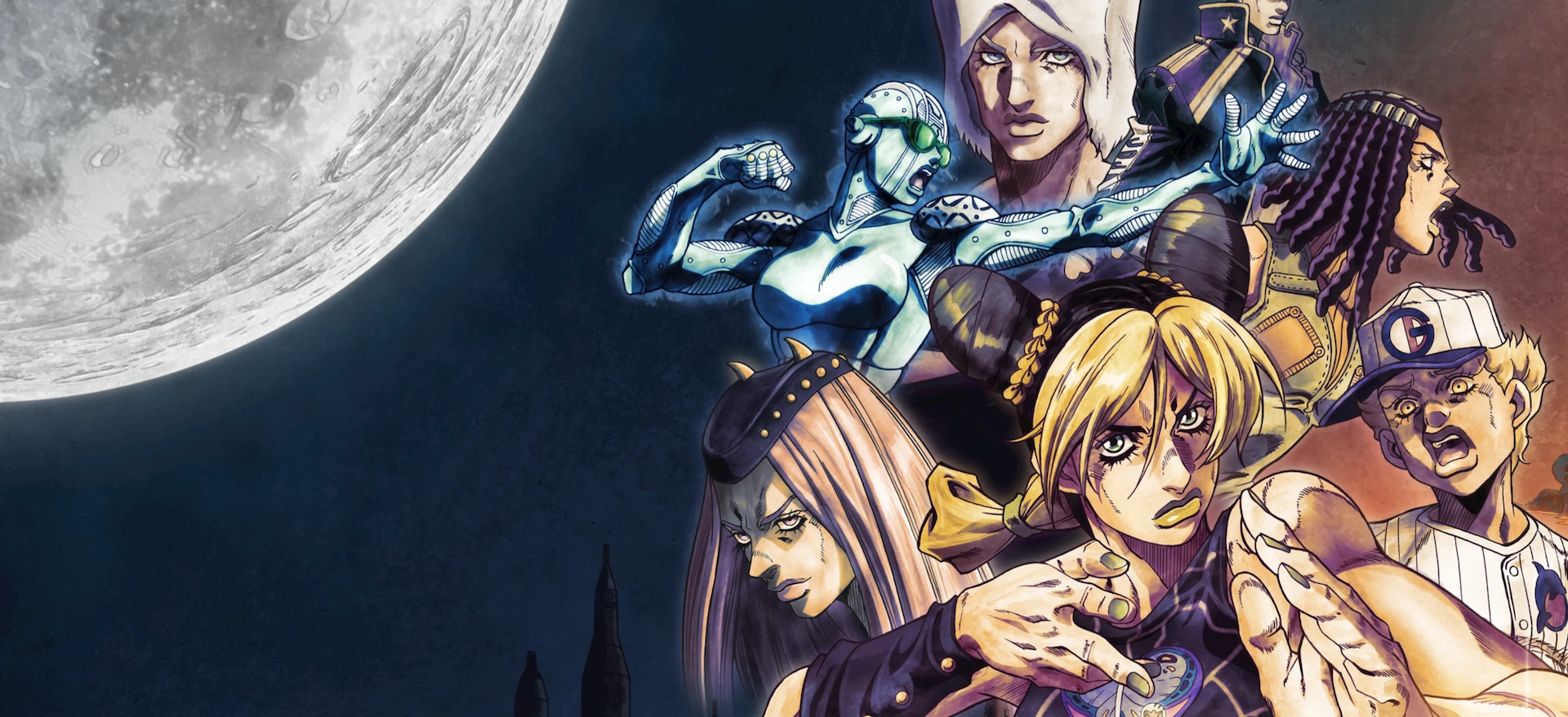 Official Netflix key art for JoJo’s Bizarre Adventure